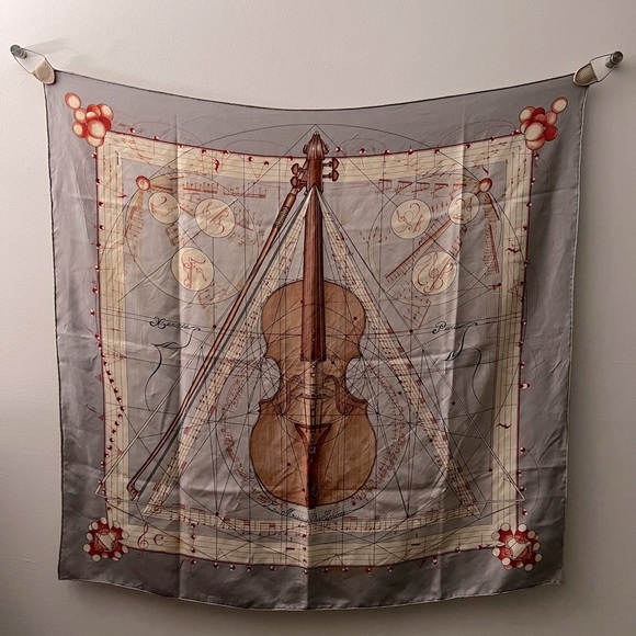 Hermès La Musique des Sphères Scarf - Picture 1 of 12